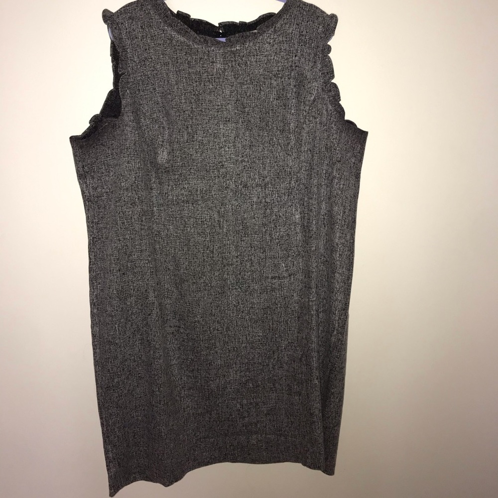 Gray tweed plus size Ann Taylor LOFT dress